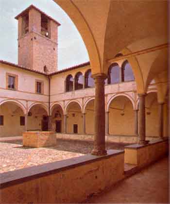 chiostro chiesa san francesco montone in