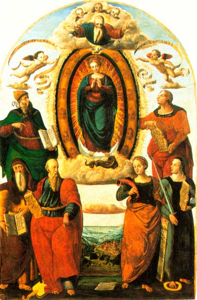 vittore cirelli Immacolata profeti e sibille montone in