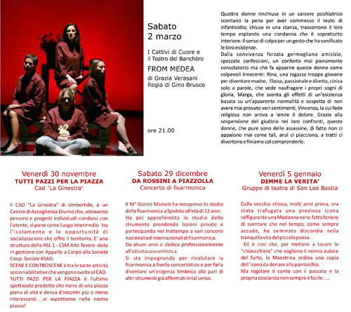 programma stagione teatrale sanfedele montone 2012 2013 montonein