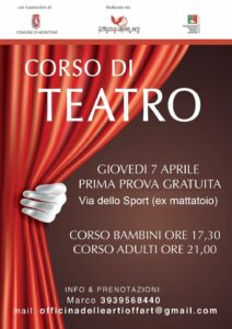 Corso di teatro a Montone